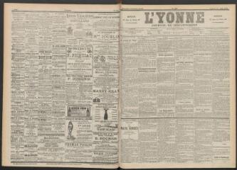 3 vues - L\'Yonne : journal du département, n° 189, vendredi 19 août 1898 (ouvre la visionneuse)