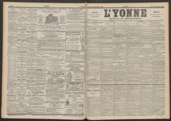 3 vues - L\'Yonne : journal du département, n° 209, lundi 12 septembre 1898 (ouvre la visionneuse)