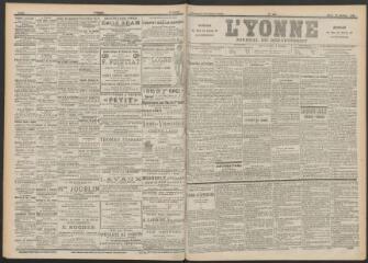 3 vues - L\'Yonne : journal du département, n° 240, mardi 18 octobre 1898 (ouvre la visionneuse)