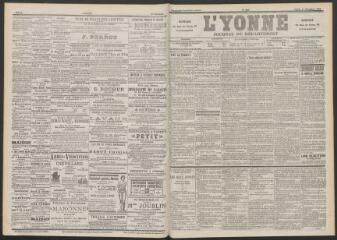3 vues - L\'Yonne : journal du département, n° 286, lundi 12 décembre 1898 (ouvre la visionneuse)