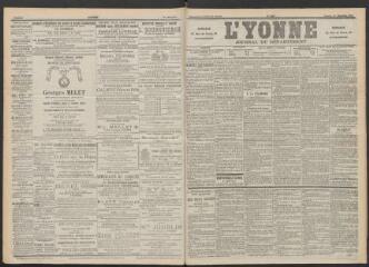 3 vues - L\'Yonne : journal du département, n° 297, samedi 24 décembre 1898 (ouvre la visionneuse)