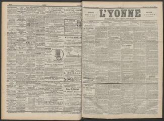 3 vues - L\'Yonne : journal du département, n° 27, mercredi 1 février 1899 (ouvre la visionneuse)