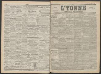 3 vues - L\'Yonne : journal du département, n° 35, vendredi 10 février 1899 (ouvre la visionneuse)