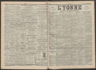 3 vues - L\'Yonne : journal du département, n° 43, mardi 21 février 1899 (ouvre la visionneuse)