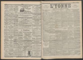 3 vues - L\'Yonne : journal du département, n° 53, samedi 4 mars 1899 (ouvre la visionneuse)