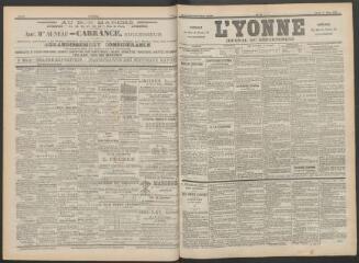 3 vues - L\'Yonne : journal du département, n° 54, lundi 6 mars 1899 (ouvre la visionneuse)