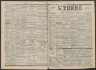 3 vues - L\'Yonne : journal du département, n° 63, vendredi 17 mars 1899 (ouvre la visionneuse)