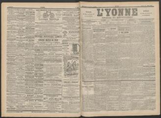 3 vues - L\'Yonne : journal du département, n° 70, samedi 25 mars 1899 (ouvre la visionneuse)