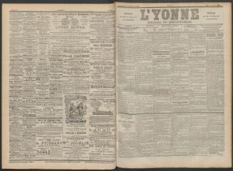 3 vues - L\'Yonne : journal du département, n° 79, jeudi 6 avril 1899 (ouvre la visionneuse)