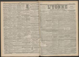 3 vues - L\'Yonne : journal du département, n° 80, vendredi 7 avril 1899 (ouvre la visionneuse)