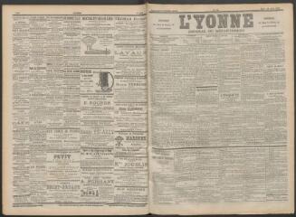 3 vues - L\'Yonne : journal du département, n° 95, mardi 25 avril 1899 (ouvre la visionneuse)