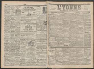 3 vues - L\'Yonne : journal du département, n° 102, mercredi 3 mai 1899 (ouvre la visionneuse)