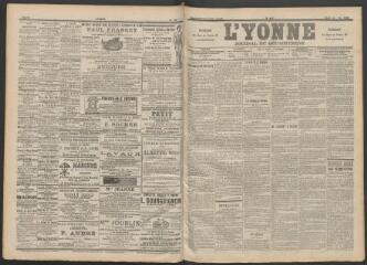 3 vues - L\'Yonne : journal du département, n° 117, mardi 23 mai 1899 (ouvre la visionneuse)