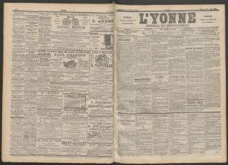 3 vues - L\'Yonne : journal du département, n° 118, mercredi 24 mai 1899 (ouvre la visionneuse)