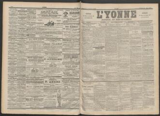 3 vues - L\'Yonne : journal du département, n° 120, vendredi 26 mai 1899 (ouvre la visionneuse)