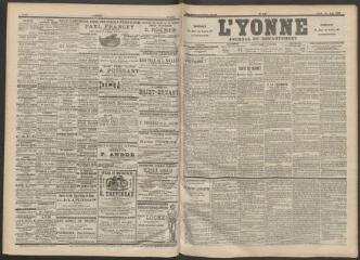3 vues - L\'Yonne : journal du département, n° 135, mardi 13 juin 1899 (ouvre la visionneuse)