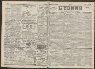 3 vues - L\'Yonne : journal du département, n° 163, mardi 18 juillet 1899 (ouvre la visionneuse)