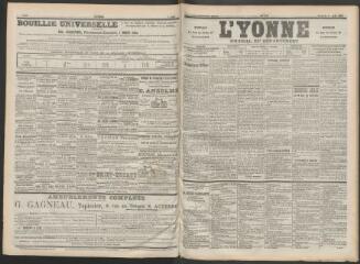 3 vues - L\'Yonne : journal du département, n° 178, vendredi 4 août 1899 (ouvre la visionneuse)