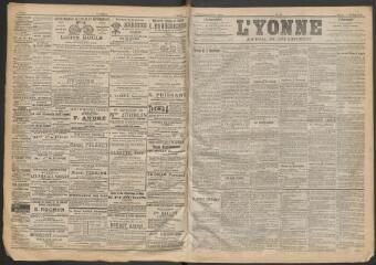 3 vues - L\'Yonne : journal du département, n° 231, samedi 7 octobre 1899 (ouvre la visionneuse)