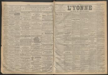 3 vues - L\'Yonne : journal du département, n° 235, jeudi 12 octobre 1899 (ouvre la visionneuse)