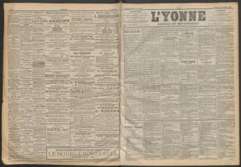 3 vues - L\'Yonne : journal du département, n° 236, vendredi 13 octobre 1899 (ouvre la visionneuse)