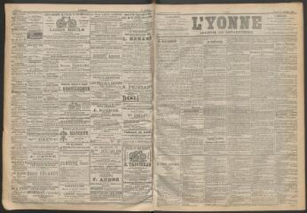 3 vues - L\'Yonne : journal du département, n° 237, samedi 14 octobre 1899 (ouvre la visionneuse)