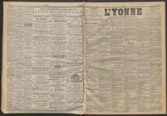 3 vues - L\'Yonne : journal du département, n° 241, jeudi 19 octobre 1899 (ouvre la visionneuse)