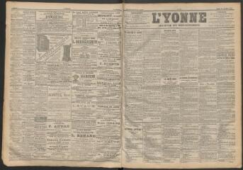 3 vues - L\'Yonne : journal du département, n° 244, lundi 23 octobre 1899 (ouvre la visionneuse)