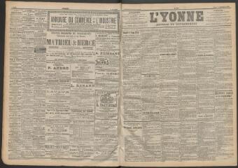 3 vues - L\'Yonne : journal du département, n° 256, mardi 7 novembre 1899 (ouvre la visionneuse)