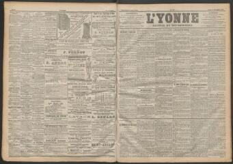 3 vues - L\'Yonne : journal du département, n° 273, lundi 27 novembre 1899 (ouvre la visionneuse)