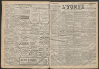 3 vues - L\'Yonne : journal du département, n° 274, mardi 28 novembre 1899 (ouvre la visionneuse)