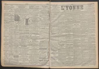 3 vues - L\'Yonne : journal du département, n° 279, lundi 4 décembre 1899 (ouvre la visionneuse)