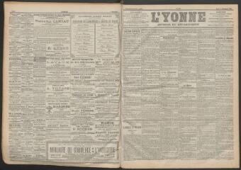 3 vues - L\'Yonne : journal du département, n° 280, mardi 5 décembre 1899 (ouvre la visionneuse)
