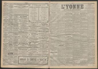 3 vues - L\'Yonne : journal du département, n° 282, jeudi 7 décembre 1899 (ouvre la visionneuse)