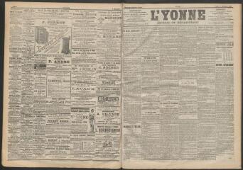 3 vues - L\'Yonne : journal du département, n° 285, lundi 11 décembre 1899 (ouvre la visionneuse)