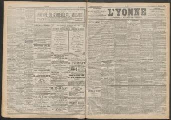 3 vues - L\'Yonne : journal du département, n° 283, vendredi 15 décembre 1899 (ouvre la visionneuse)