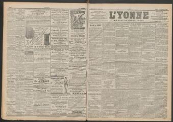 3 vues - L\'Yonne : journal du département, n° 295, lundi 18 décembre 1899 (ouvre la visionneuse)