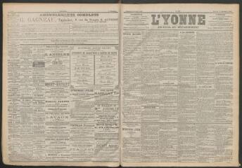 3 vues - L\'Yonne : journal du département, n° 299, vendredi 22 décembre 1899 (ouvre la visionneuse)