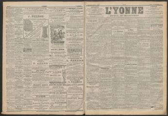 3 vues - L\'Yonne : journal du département, n° 301, mardi 26 décembre 1899 (ouvre la visionneuse)