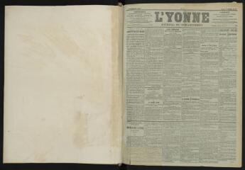 3 vues - L\'Yonne, journal du département, n° 1, mardi 2 janvier 1900 (ouvre la visionneuse)