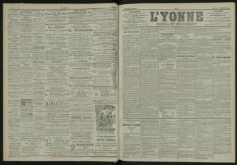 3 vues - L\'Yonne, journal du département, n° 8, mercredi 10 janvier 1900 (ouvre la visionneuse)