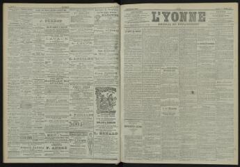 3 vues - L\'Yonne, journal du département, n° 11, samedi 13 janvier 1900 (ouvre la visionneuse)