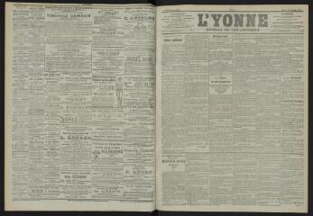 3 vues - L\'Yonne, journal du département, n° 18, mardi 23 janvier 1900 (ouvre la visionneuse)