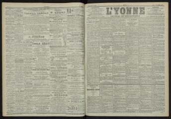 3 vues - L\'Yonne, journal du département, n° 41, lundi 19 février 1900 (ouvre la visionneuse)