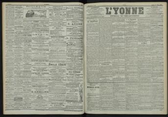3 vues - L\'Yonne, journal du département, n° 57, samedi 10 mars 1900 (ouvre la visionneuse)