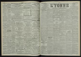 3 vues - L\'Yonne, journal du département, n° 59, mardi 13 mars 1900 (ouvre la visionneuse)
