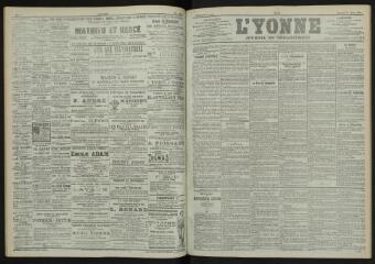 3 vues - L\'Yonne, journal du département, n° 66, mercredi 21 mars 1900 (ouvre la visionneuse)