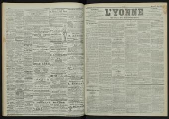 3 vues - L\'Yonne, journal du département, n° 71, mercredi 28 mars 1900 (ouvre la visionneuse)