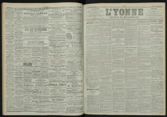 3 vues - L\'Yonne, journal du département, n° 72, jeudi 29 mars 1900 (ouvre la visionneuse)