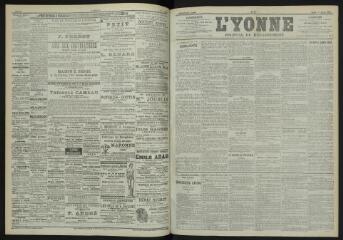 3 vues - L\'Yonne, journal du département, n° 75, lundi 2 avril 1900 (ouvre la visionneuse)
